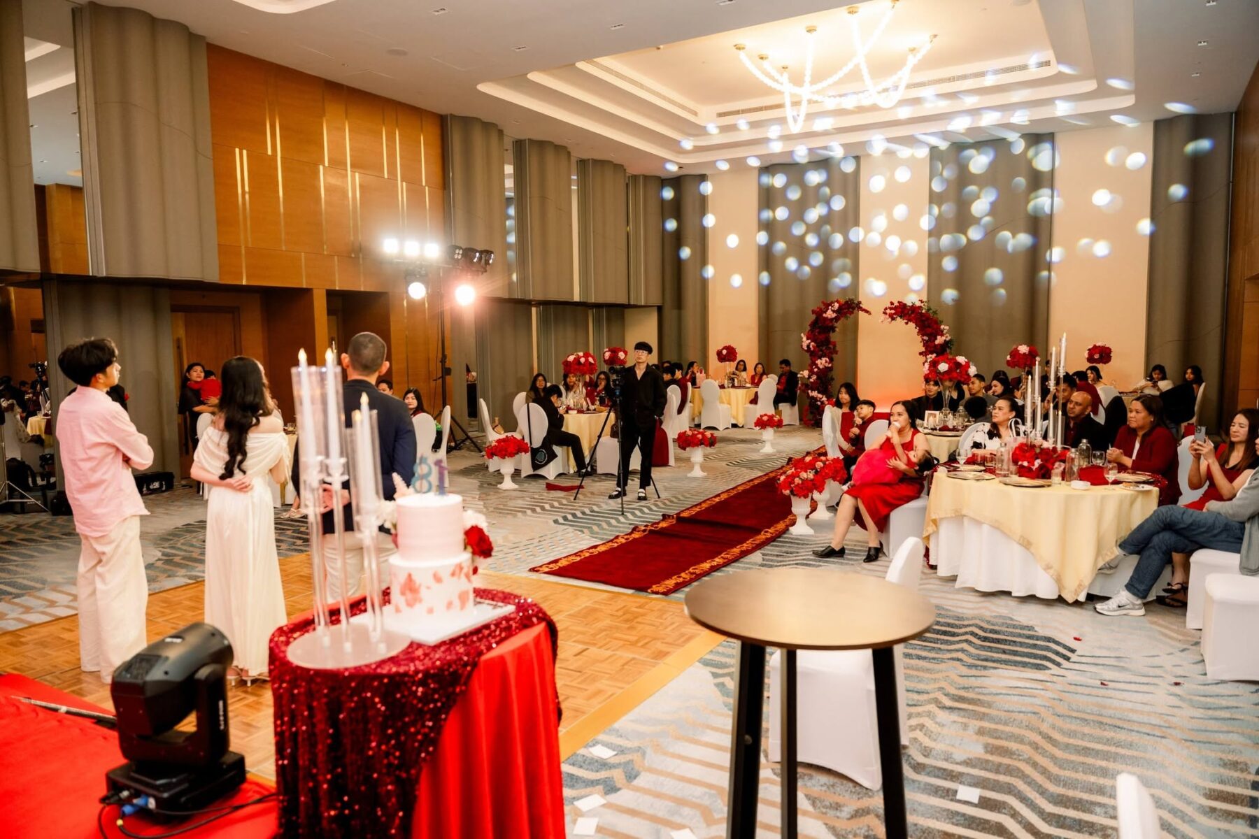 Elegant decor for an adult birthday soiree